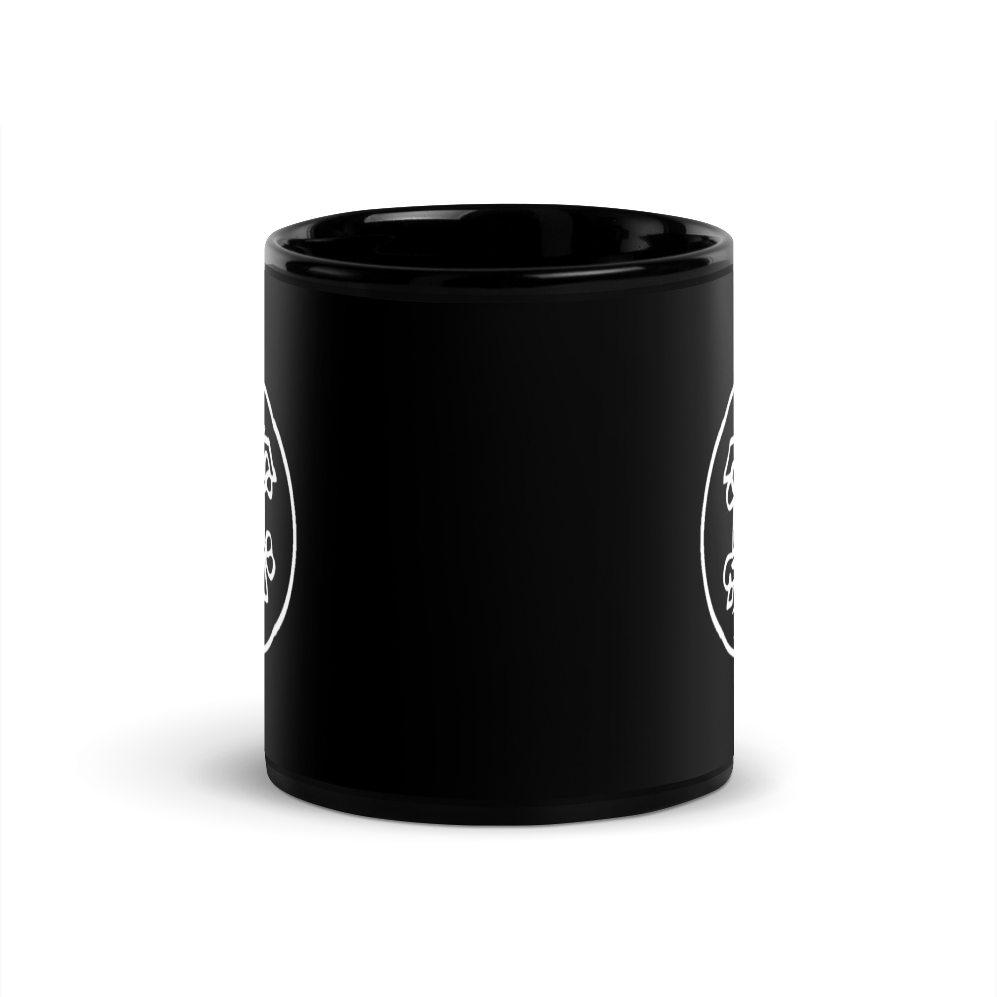 Black Glossy SDS Desk Bones Mug - Image 3