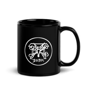 Black Glossy SDS Desk Bones Mug