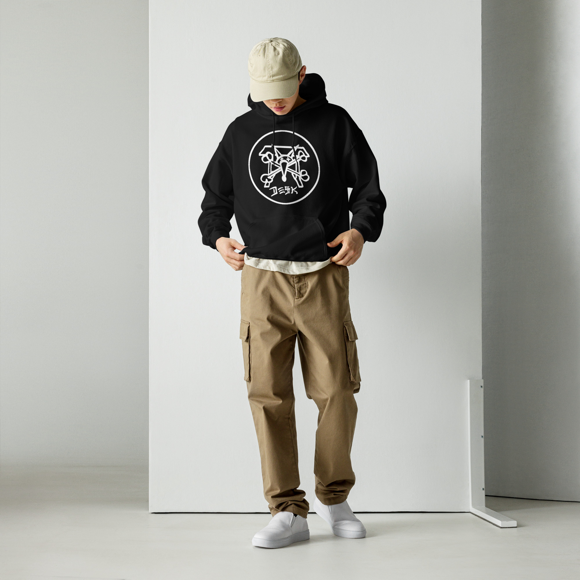 Unisex SDS Desk Bones Hoodie - Centered