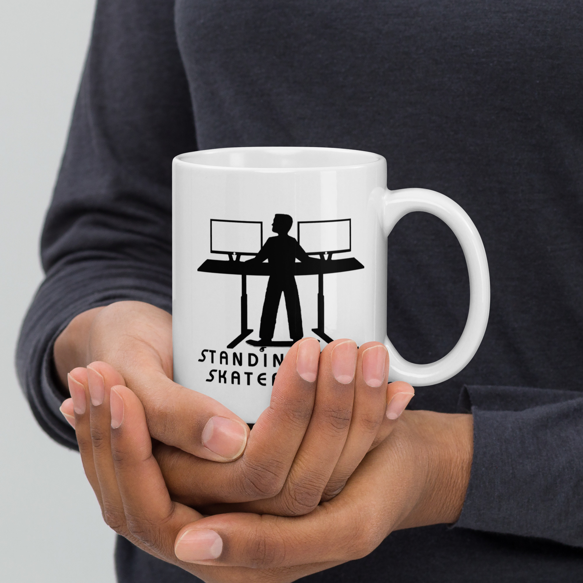 White SDS Airlines glossy mug